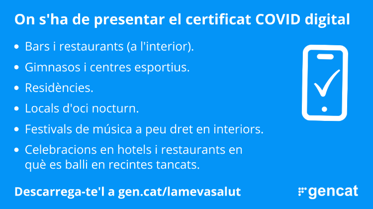 Read more about the article Certificat Covid obligatori